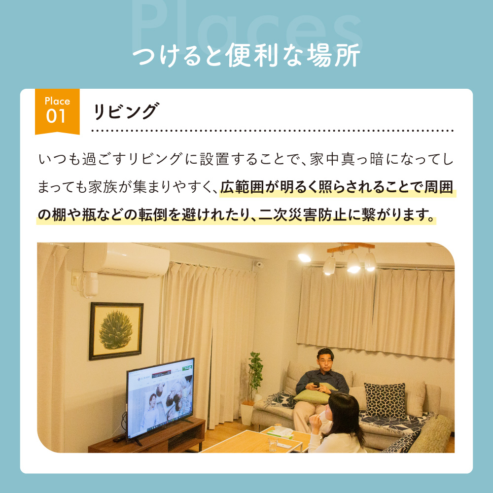 tsuita ツイタ【停電しても消えない電球】 種類: 昼白色