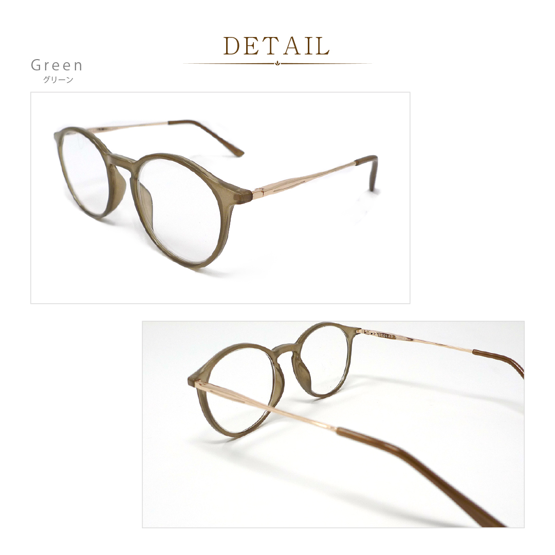 BEGLAD 【BE1020】老眼鏡 カラー・度数: ブラウン・(度数)＋1.0