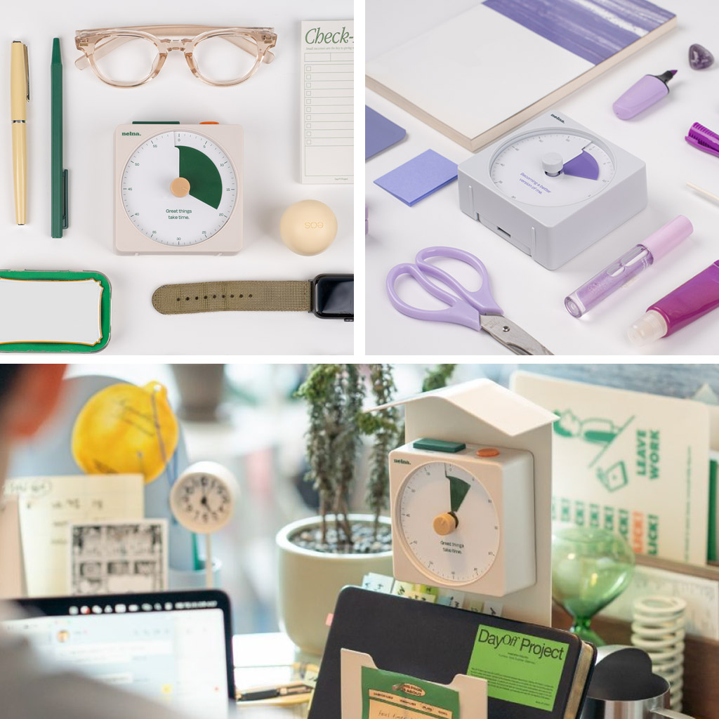 Nelna Focus-On Timer カラー: パープル