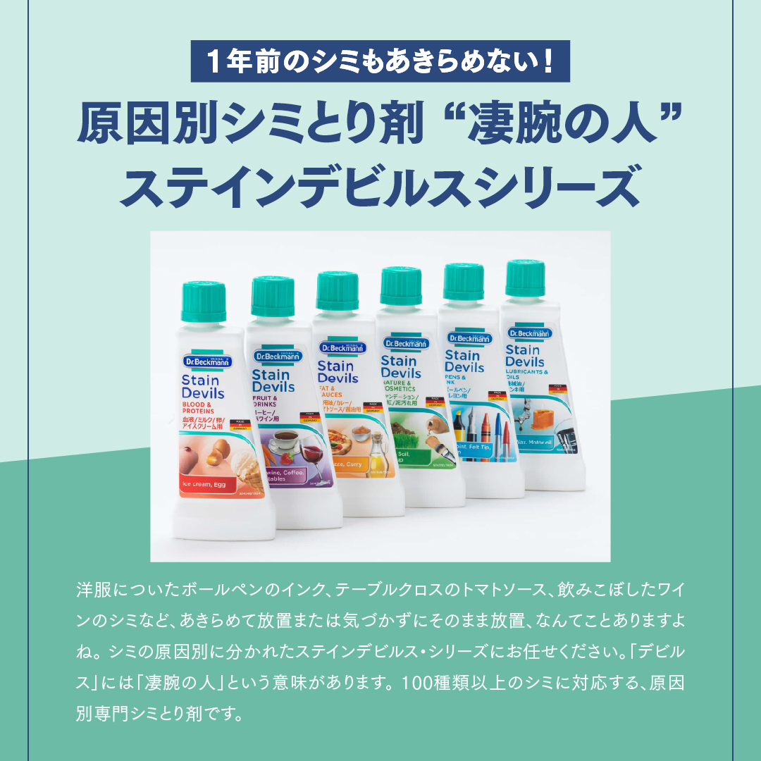 ドクターベックマン ステインデビルス　ボールペン・クレヨン用