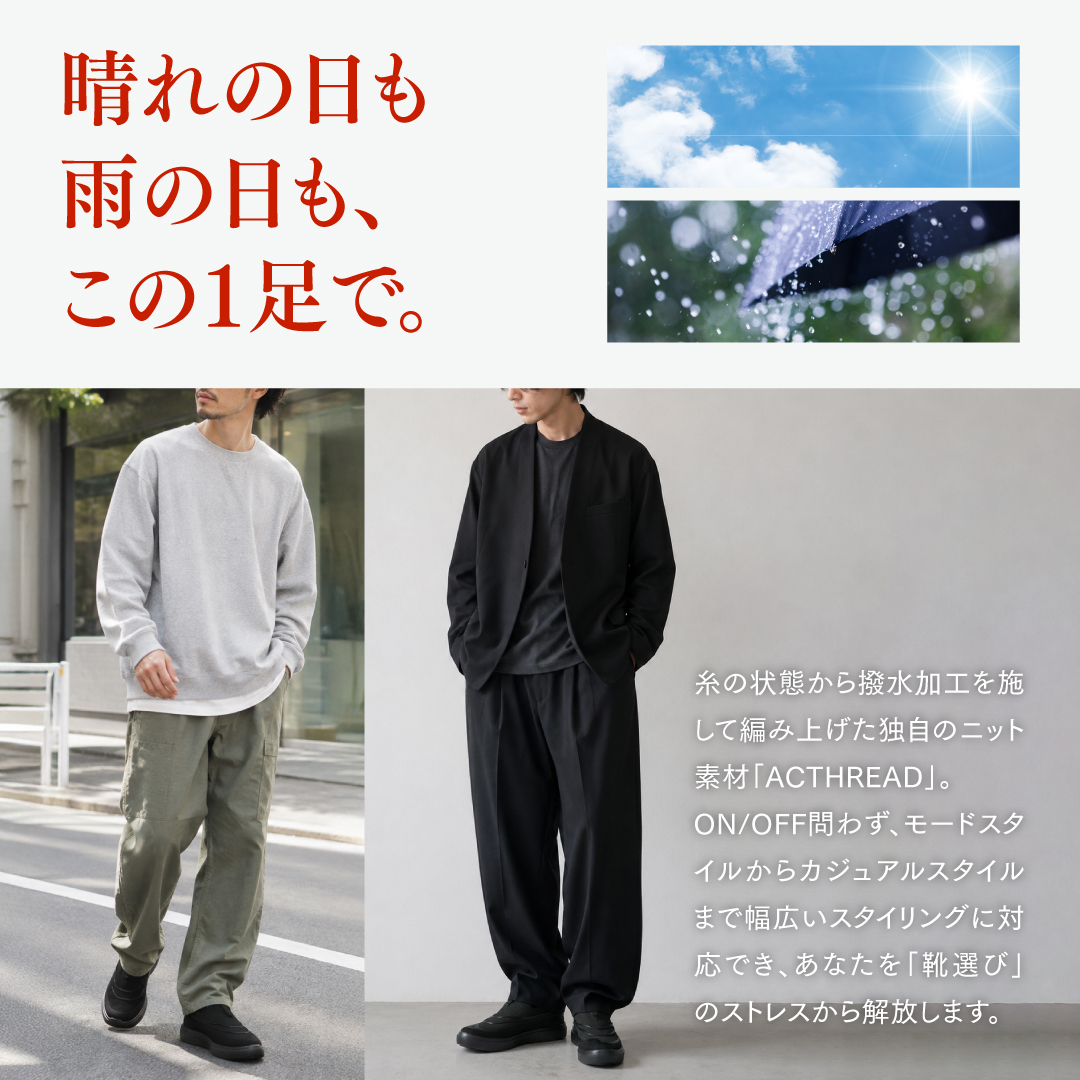ビジネスシューズ ACTHREAD RIPPLE サイズ: 41(25.5cm)