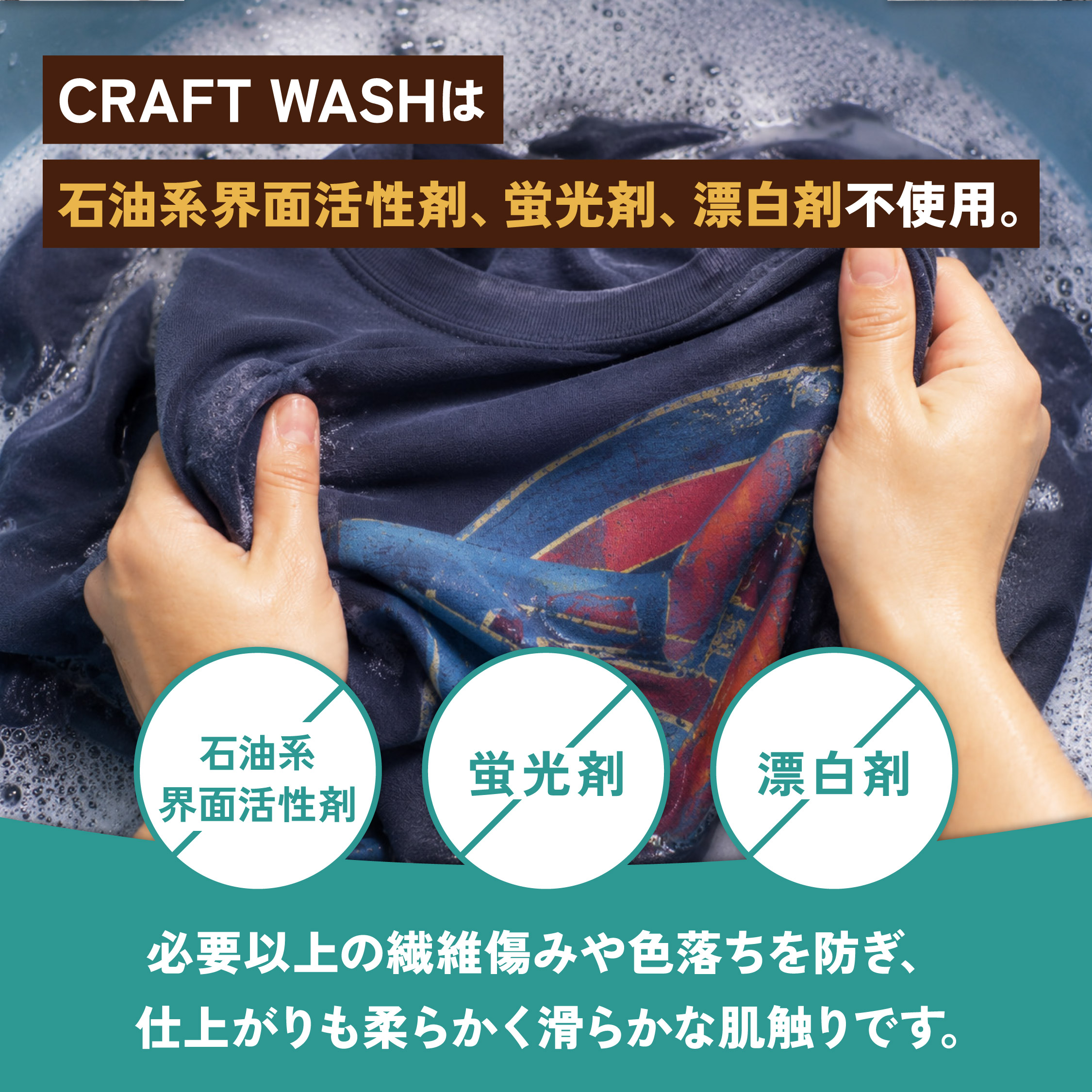 CRAFT WASH Ｔシャツ用洗濯洗剤