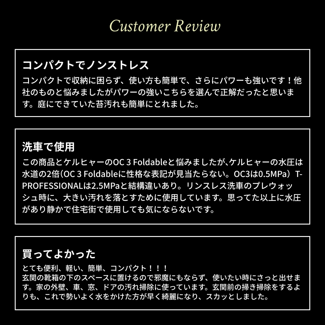 THE HYDRO CLEANER 小型高圧洗浄機