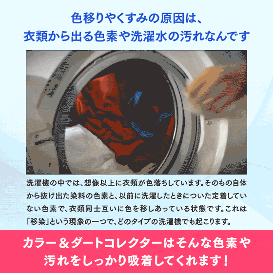 ドクターベックマン カラー＆ダートコレクター 色移り防止シート30枚入り