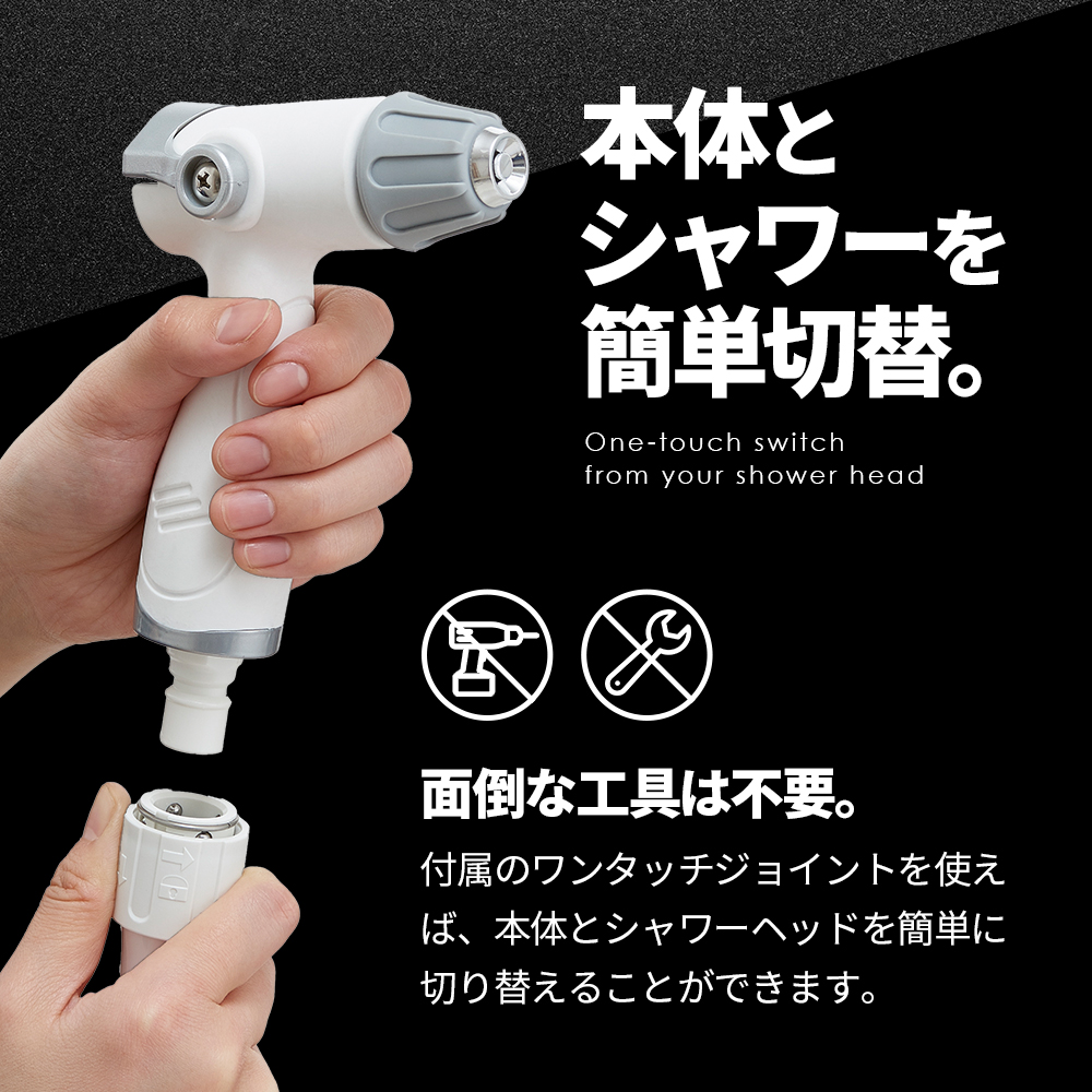 バスルーム洗浄用 高水圧ガン HYDRO JET GUN