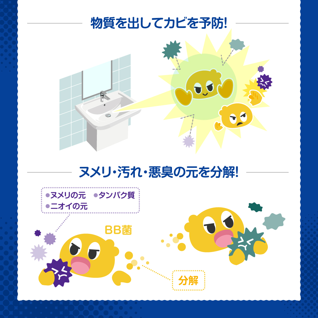 コロコロバイオ 排水管掃除