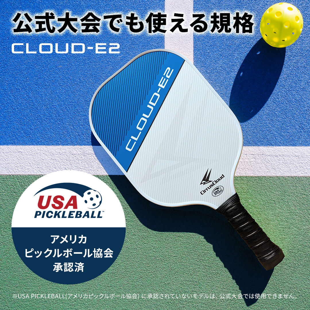 ピックルボールパドル Cirrus Cloud CLOUD-E2 カラー: Black