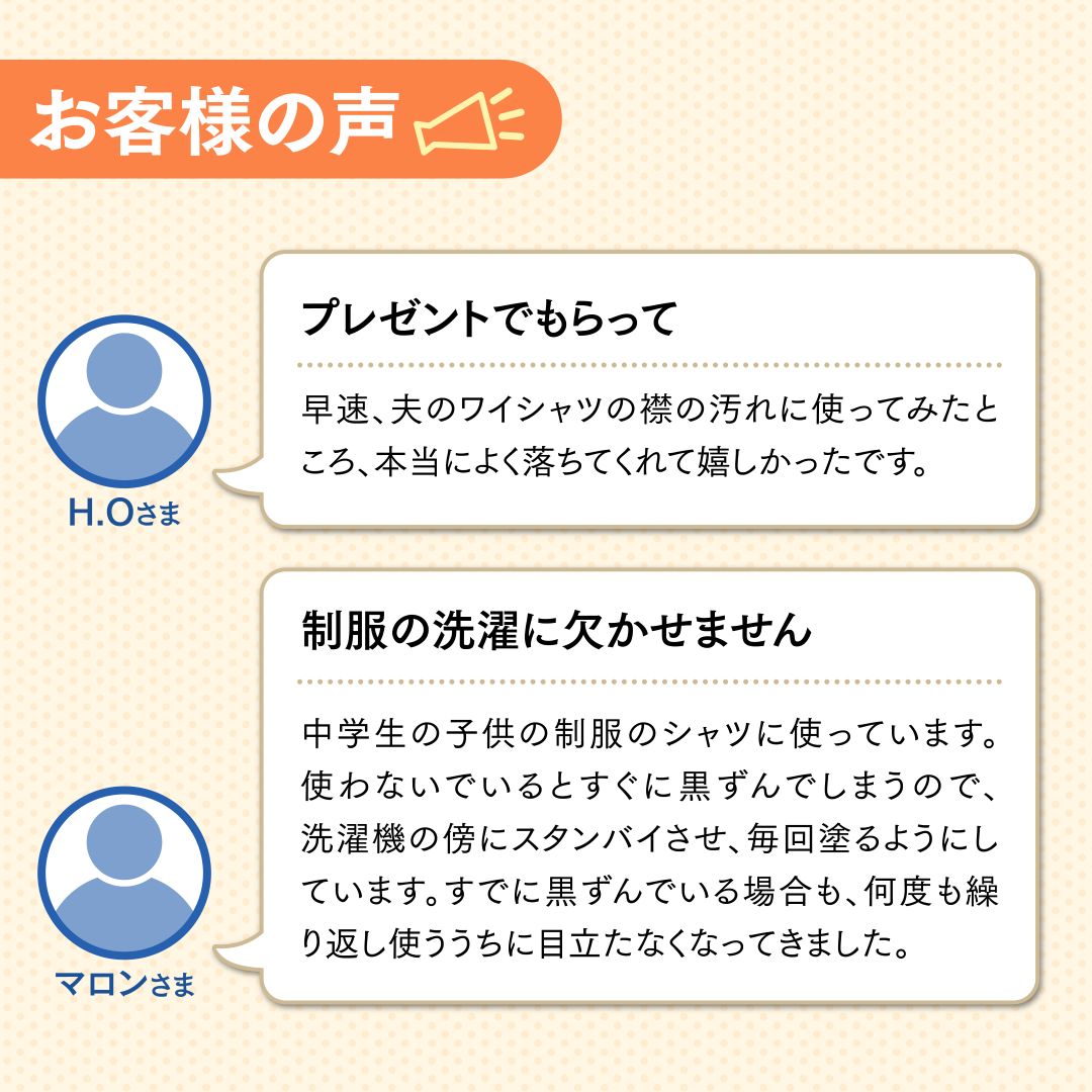 ドクターベックマン プレウォッシュ エリ・そで＆シミとり