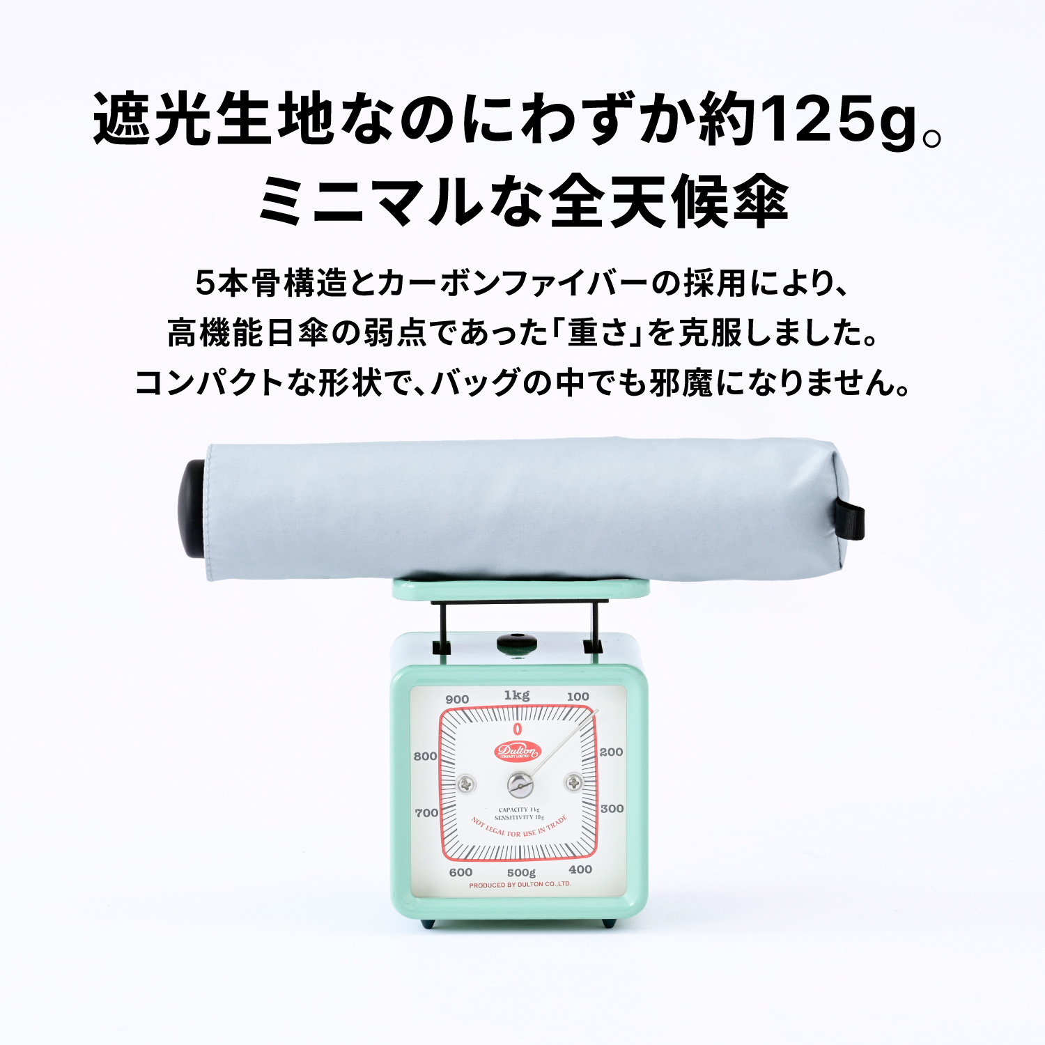 HEATBLOCK pentagon秒速プリーツ  【形状記憶 折りたたみ傘 】