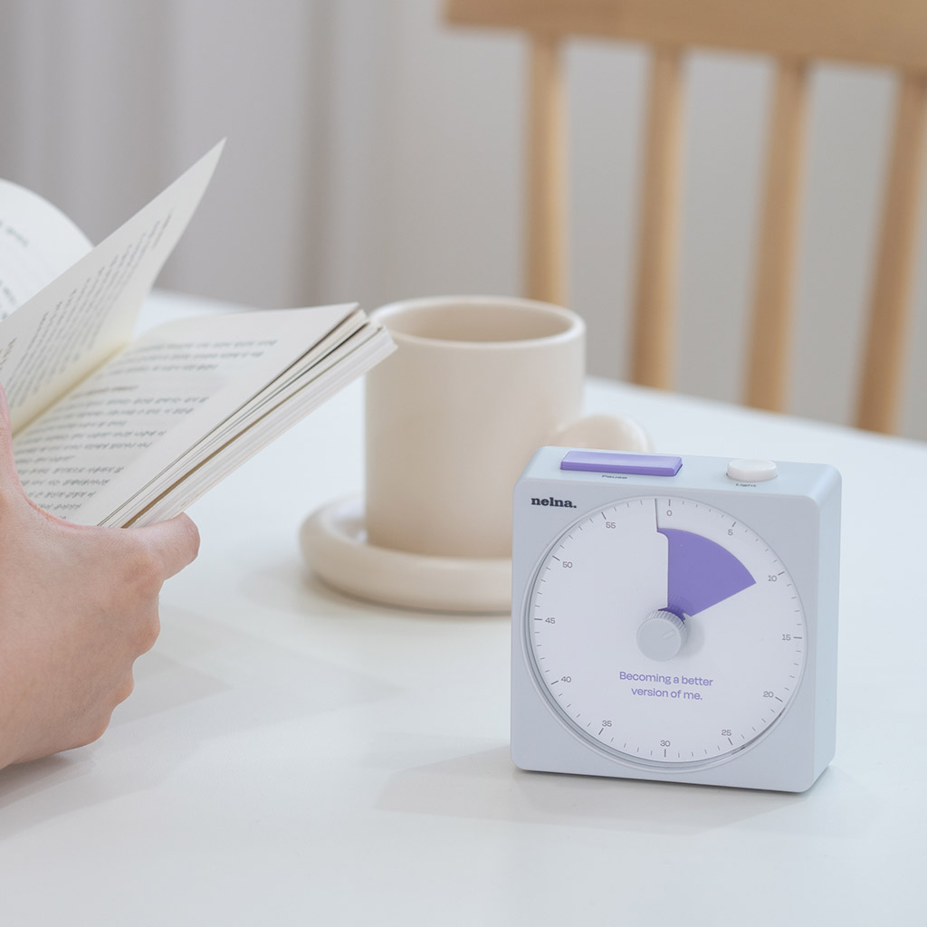 Nelna Focus-On Timer カラー: パープル