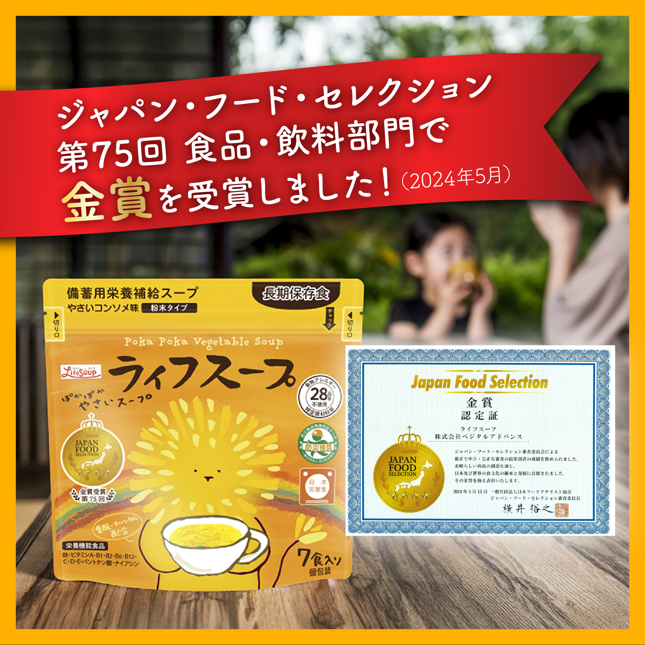 【日本防災食】ライフスープ 
