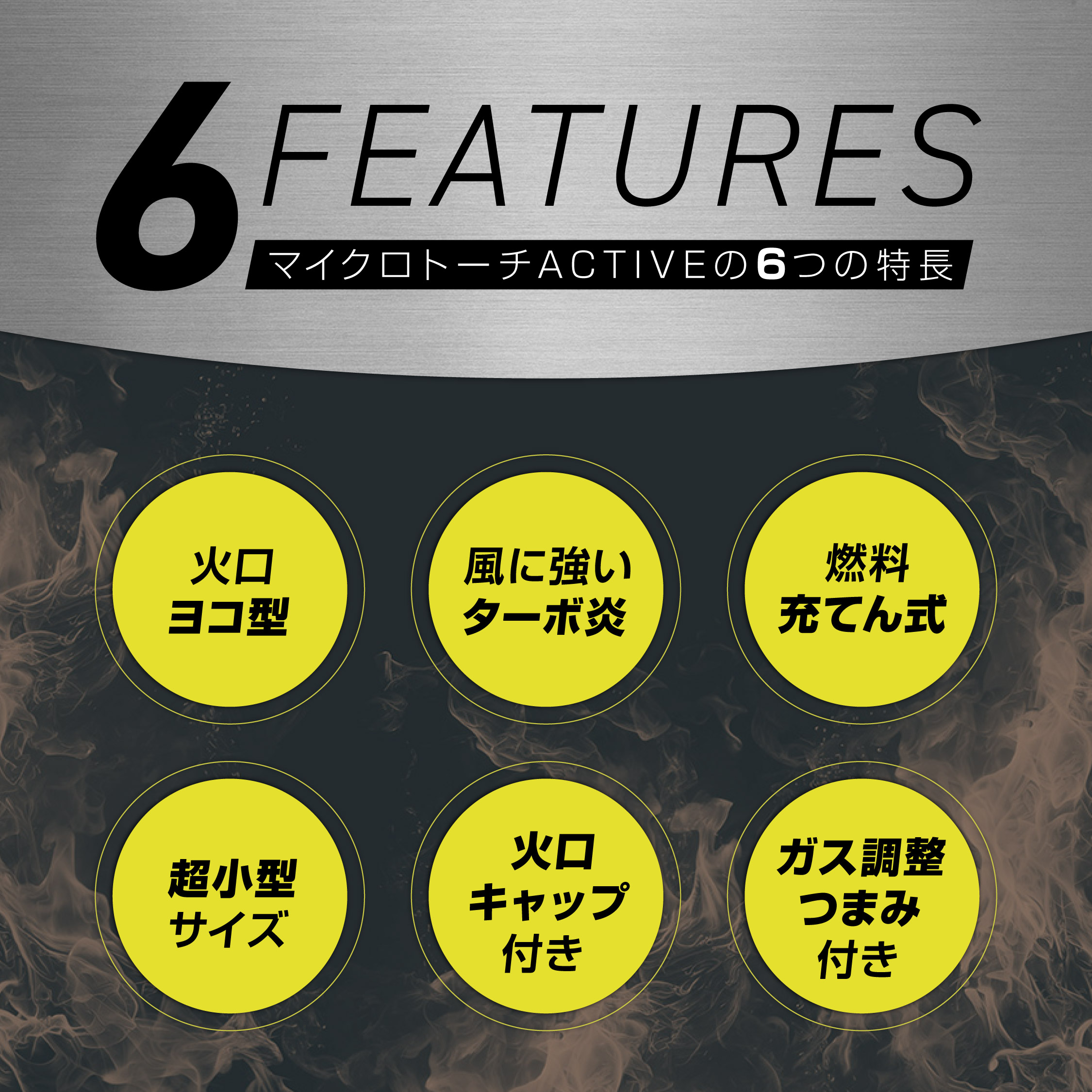 SOTO マイクロトーチ ACTIVE  カラー: ブラック