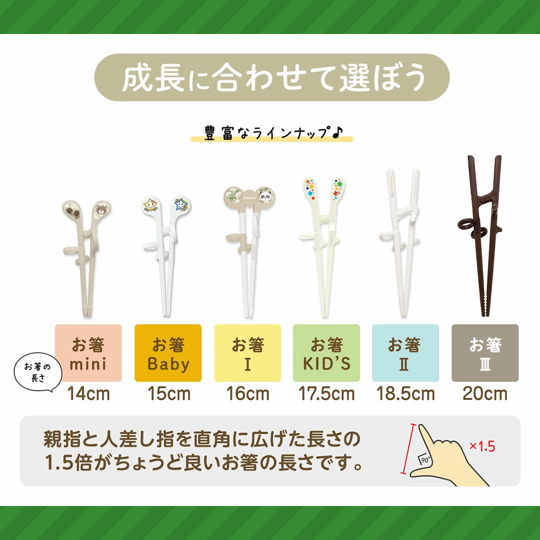 エジソンのお箸KID'S(右手用)