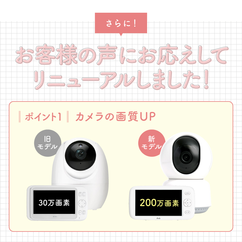 ワイヤレスベビーモニター