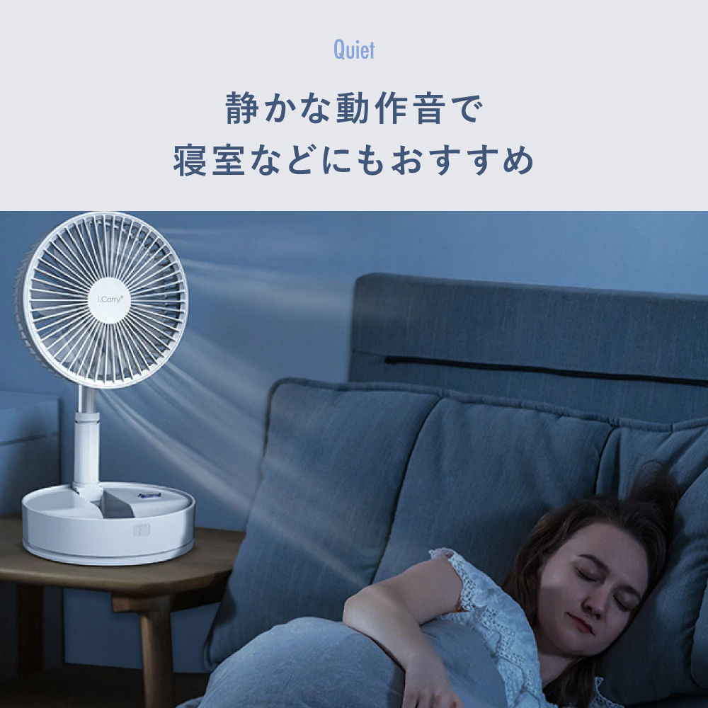 i.Carry 高機能コードレスファン サイズ: FAN6