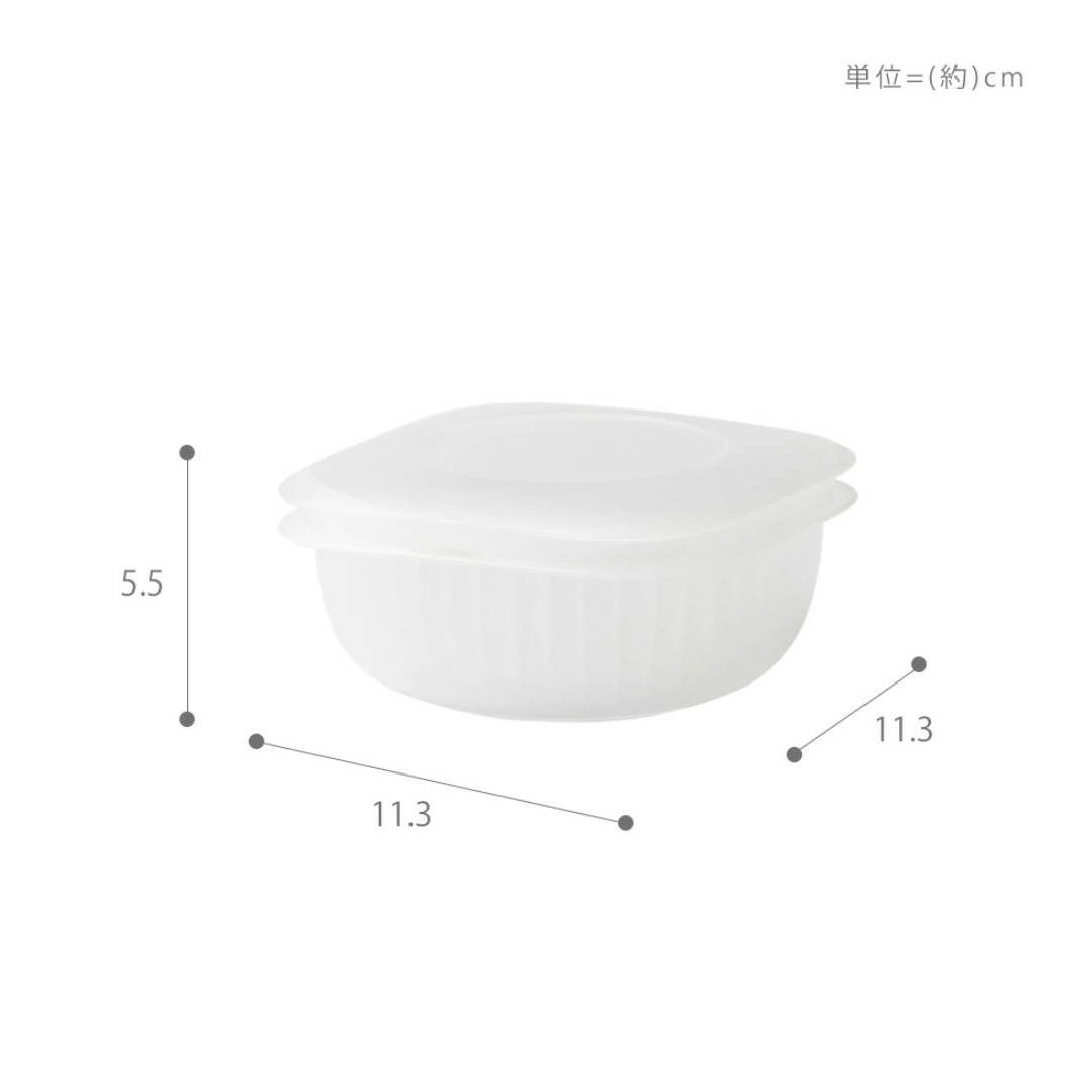 ライクイット　冷凍ごはん容器 6個セット  カラー: ブラック