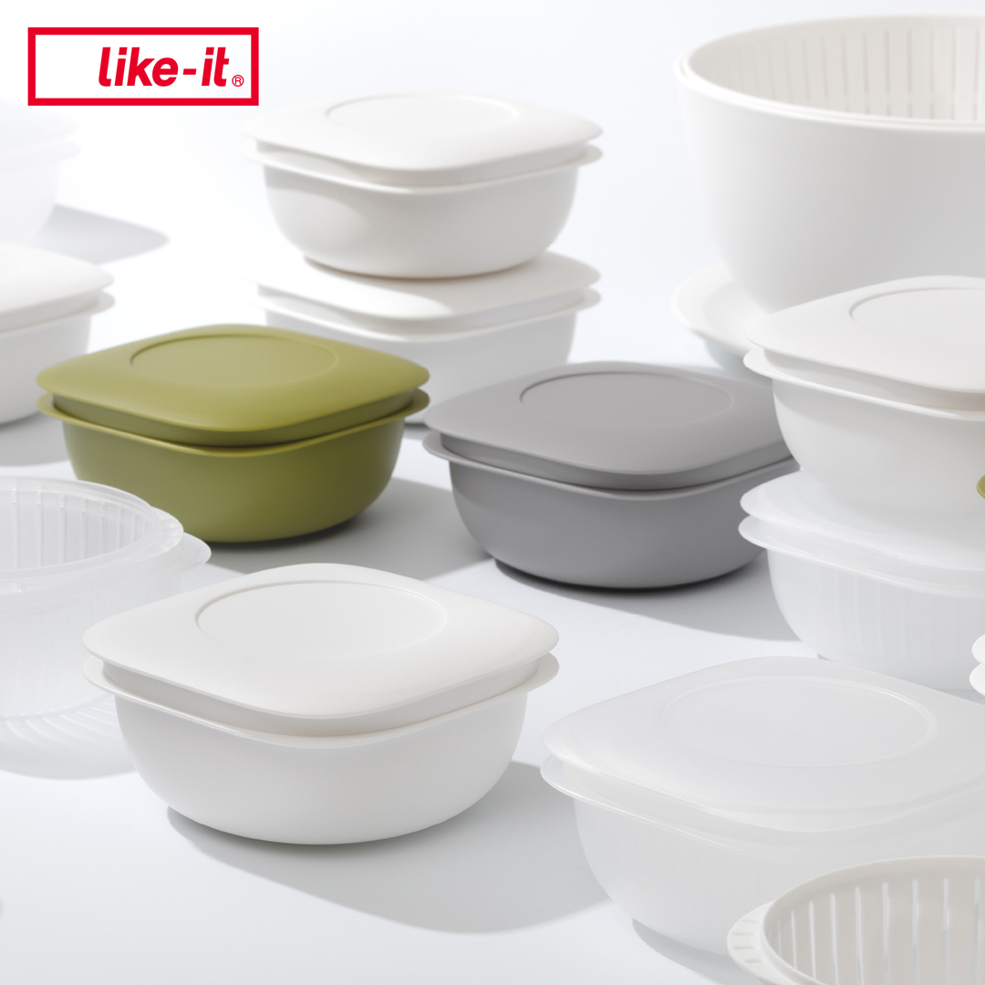 ライクイット　冷凍ごはん容器 6個セット  カラー: ブラック