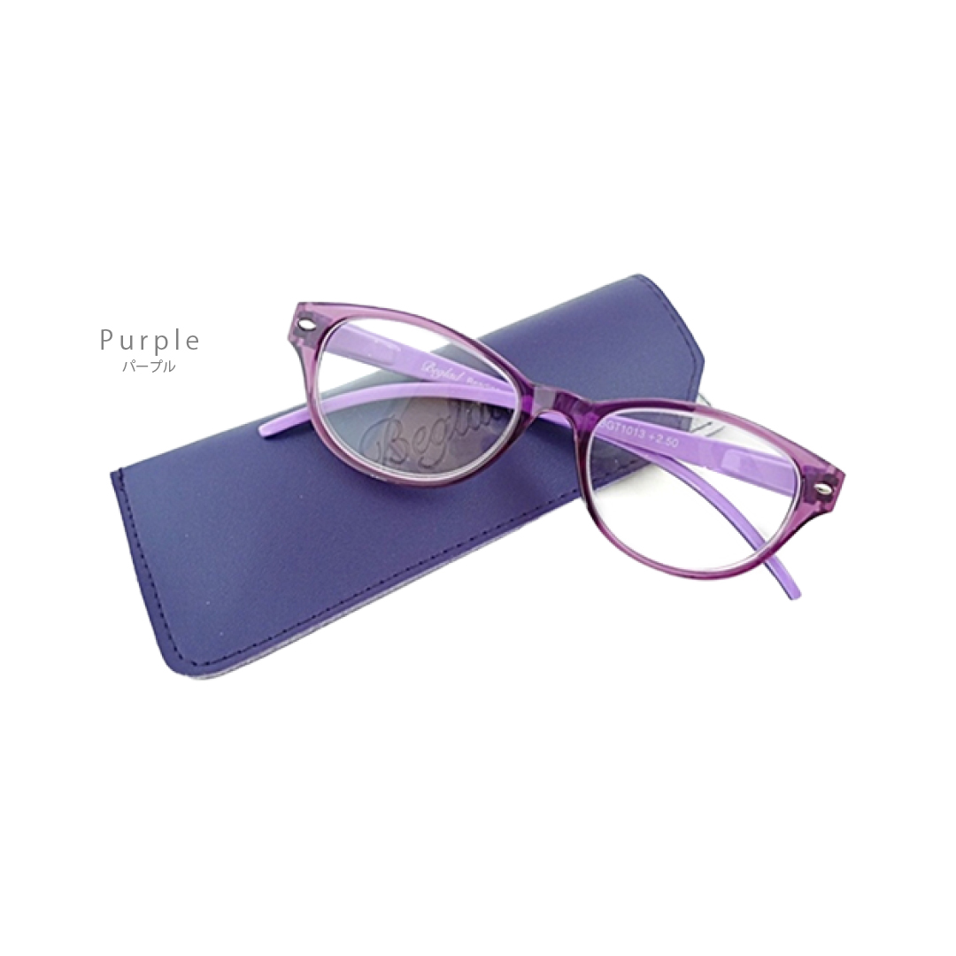 BEGLAD【BGT1013】老眼鏡 カラー・度数: グレー・(度数)＋1.0