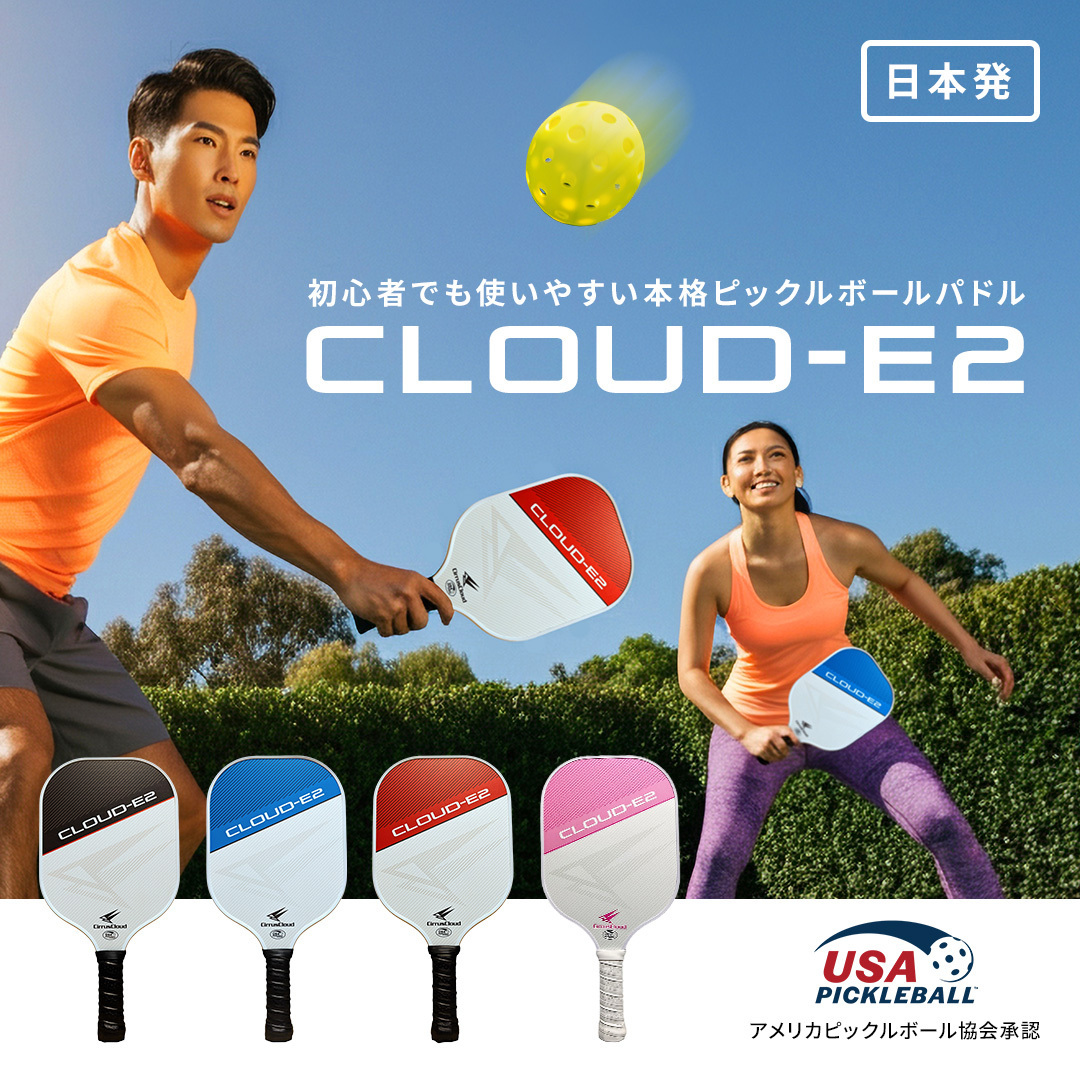 ピックルボールパドル Cirrus Cloud CLOUD-E2 カラー: Black