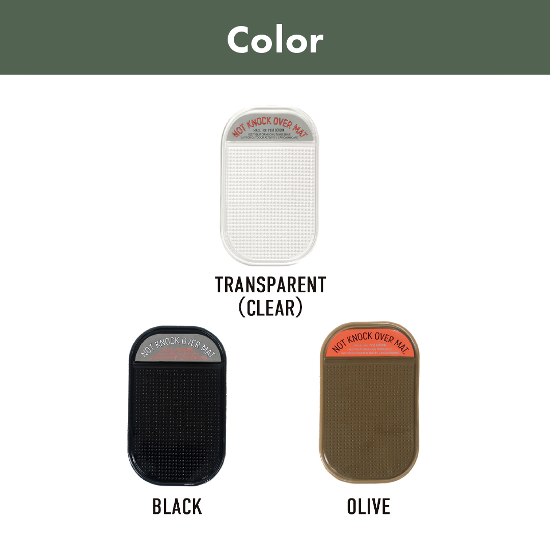 ノットノックオーバーマット  カラー: TRANSPARENT(CLEAR)