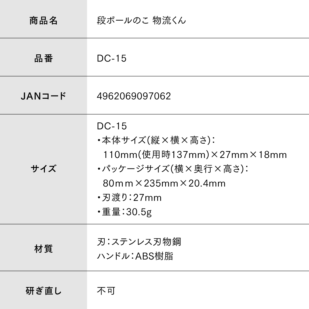 段ボールのこ物流くん