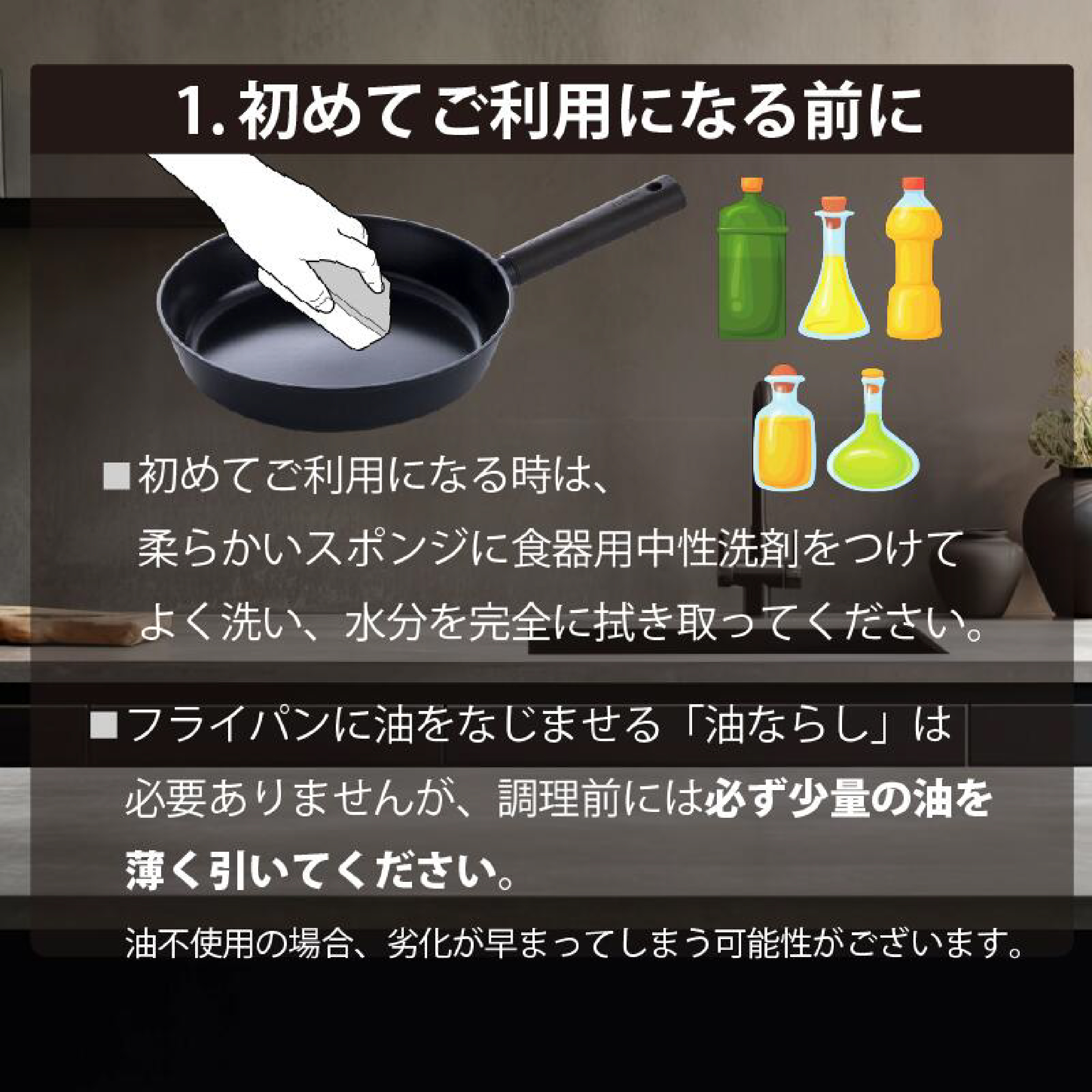 GLAMP.セラミックフライパン 20cm　深型24cm サイズ・カラー: 20ｃｍ・ブラック