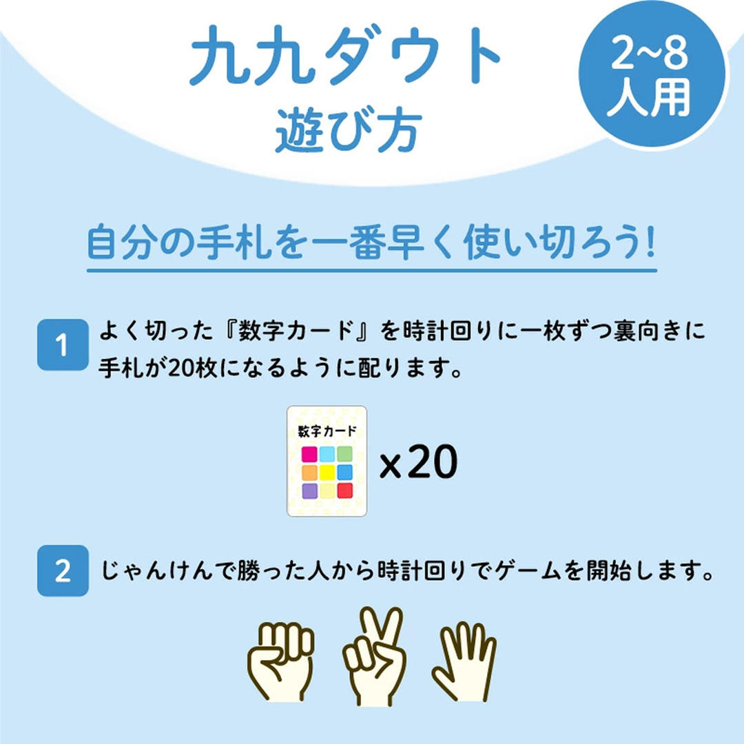 九九あそび ～数字に強くなる！遊びながら九九が身につく～
