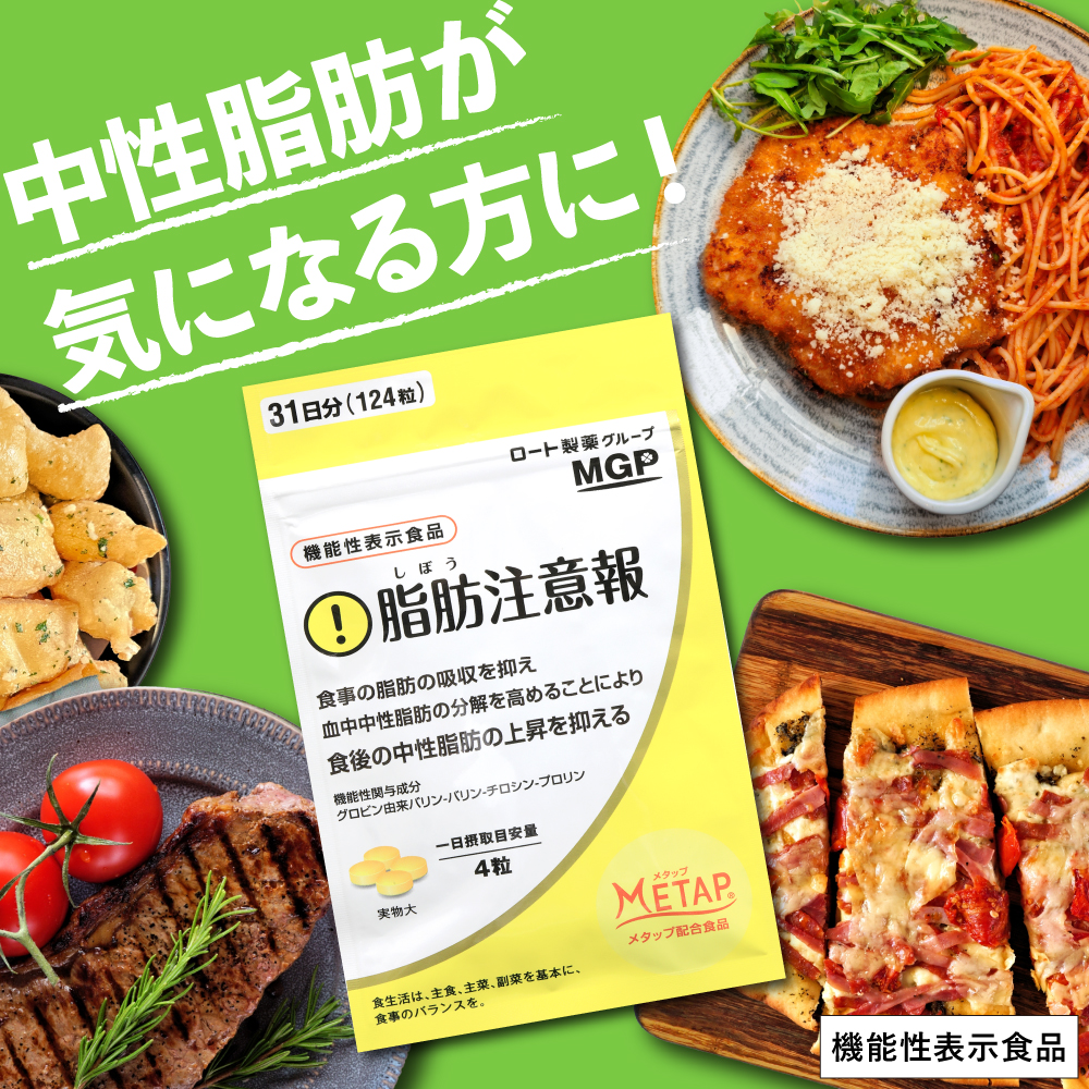  [機能性表示食品]脂肪注意報
