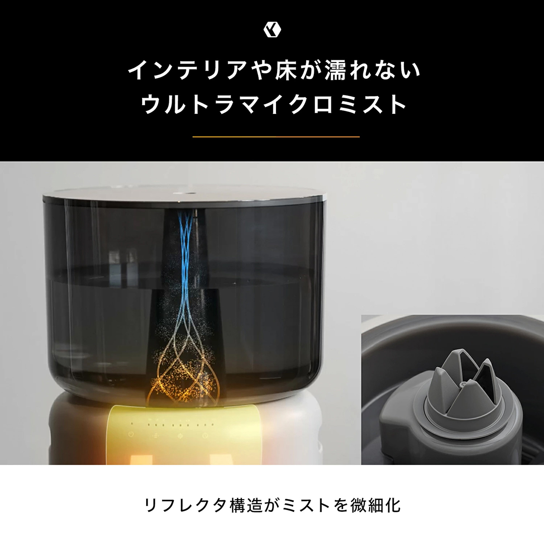 オートクリーン加湿器 STEM 500H カラー: クールグレー