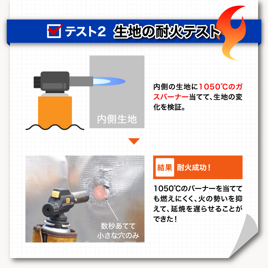 【防災士監修】防炎ポーチ カラー: ブラック
