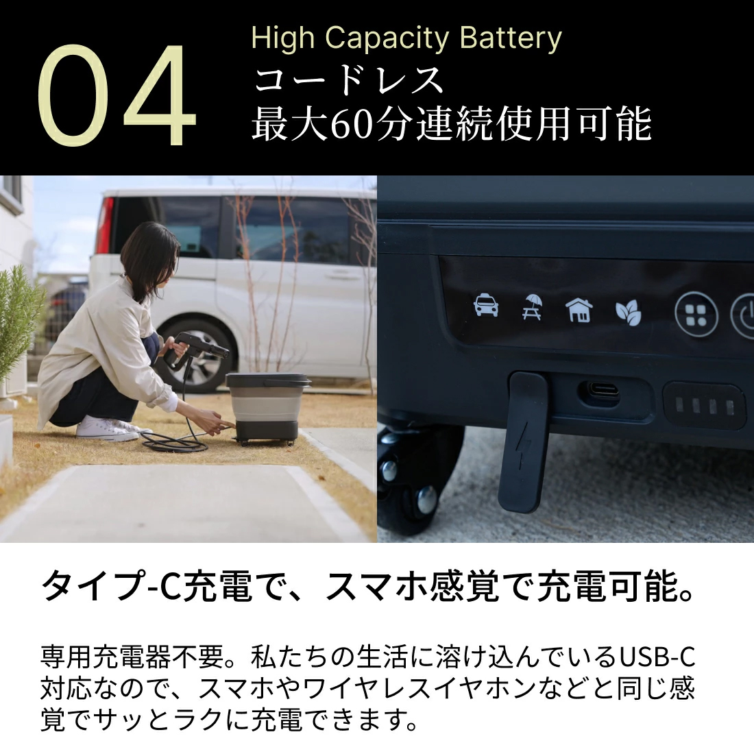 THE HYDRO CLEANER 小型高圧洗浄機