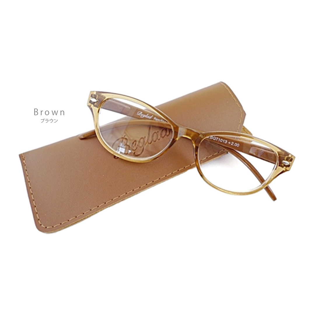 BEGLAD【BGT1013】老眼鏡 カラー・度数: グレー・(度数)＋1.0