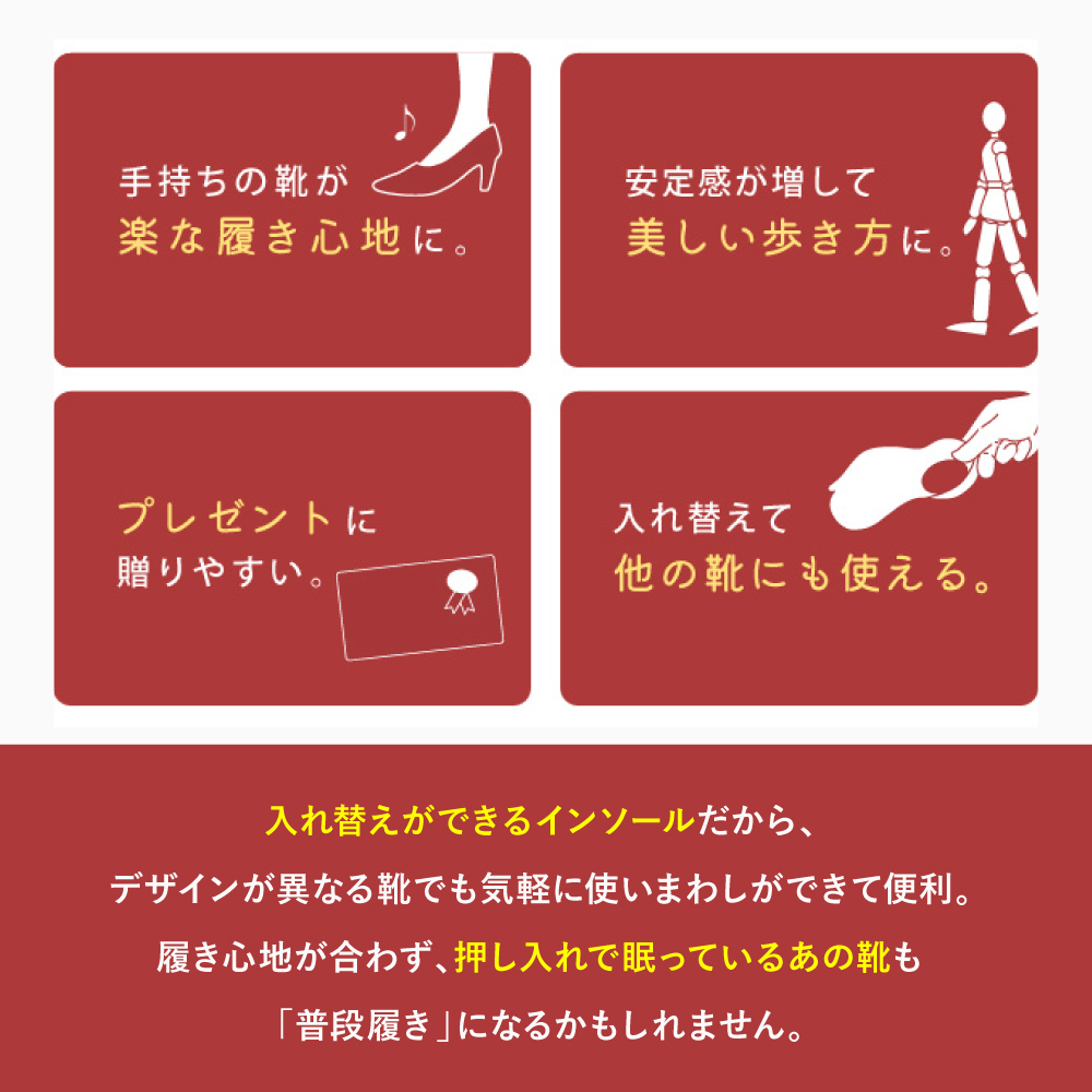 ルーペインソール(ハーフサイズ) サイズ: M(21.5-25cm)