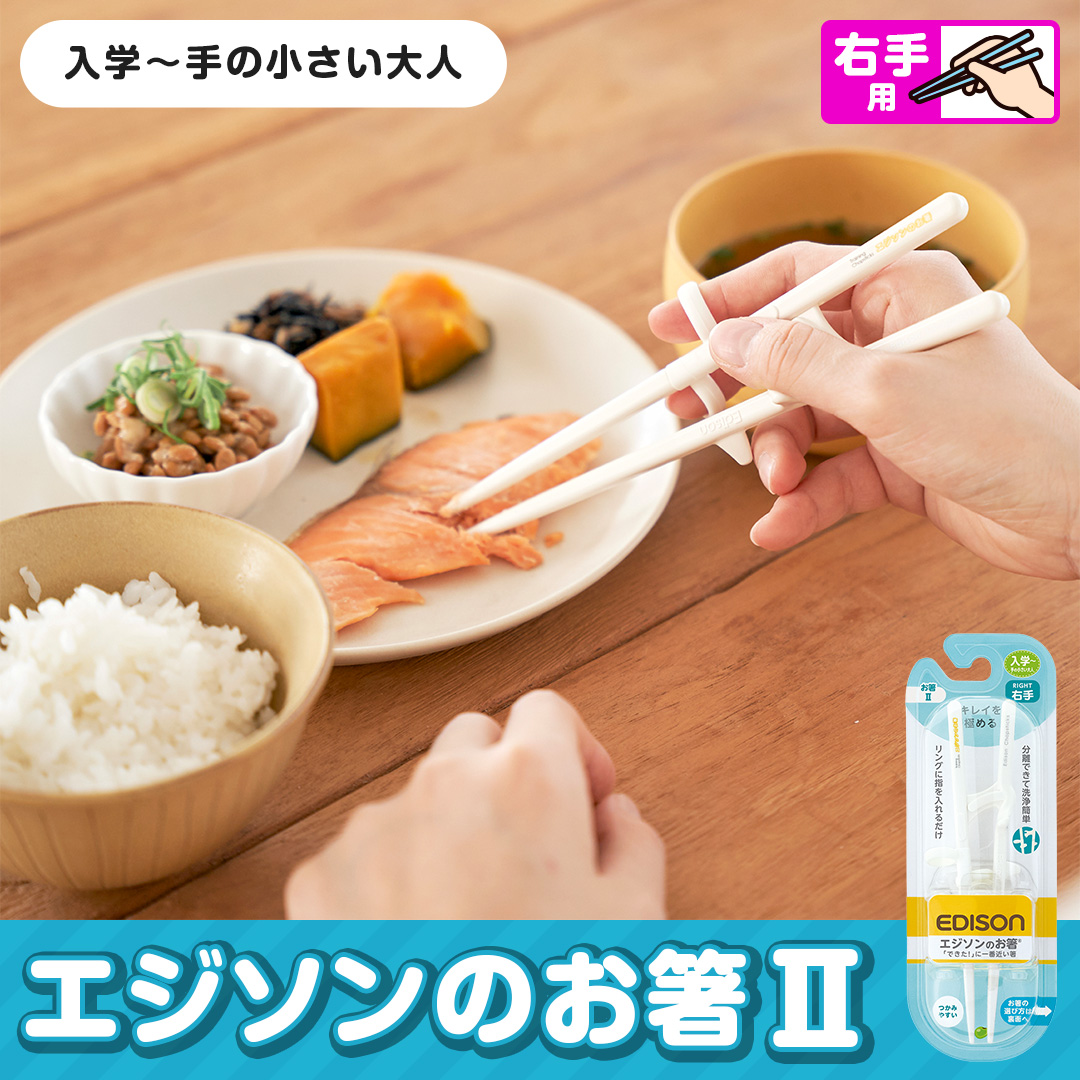 エジソンのお箸２【入学～手の小さい大人】右手用