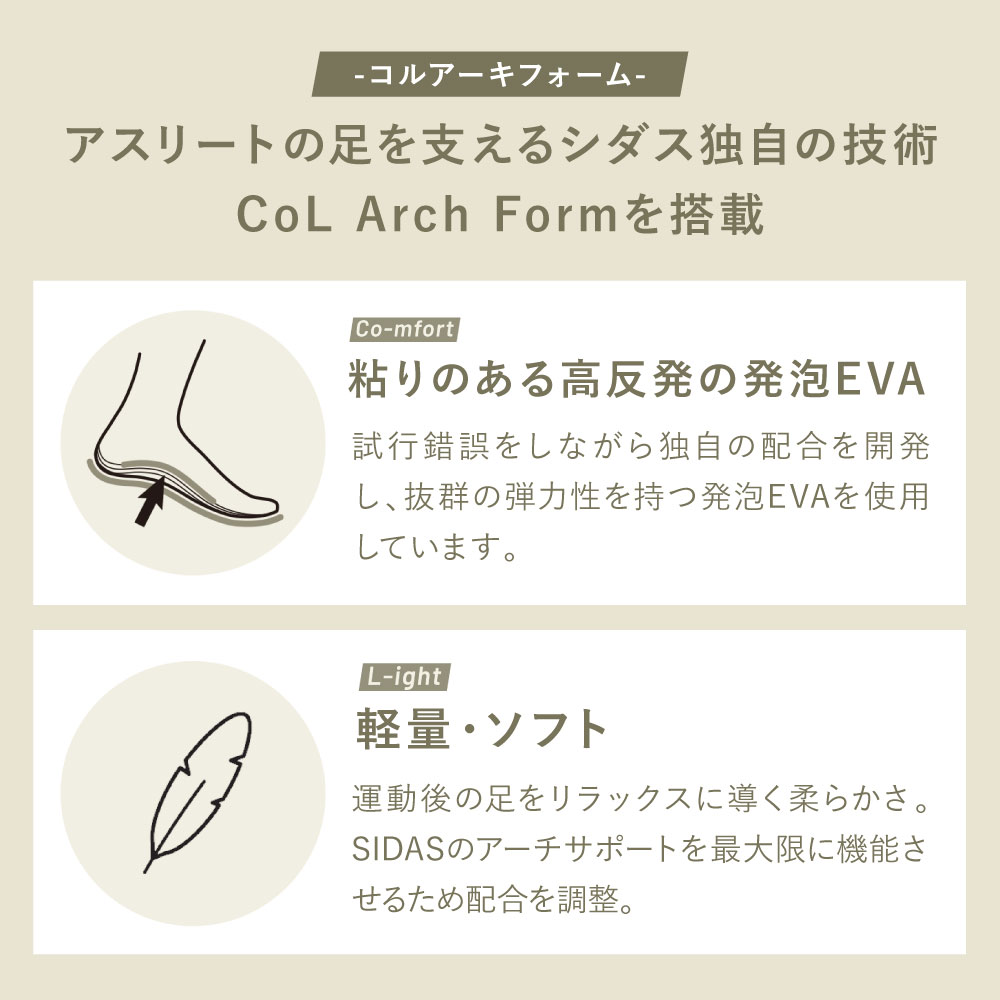 ReCoLA　リカバリーサンダル サイズ: XS(22.0~23.5cm), カラー: ブラック