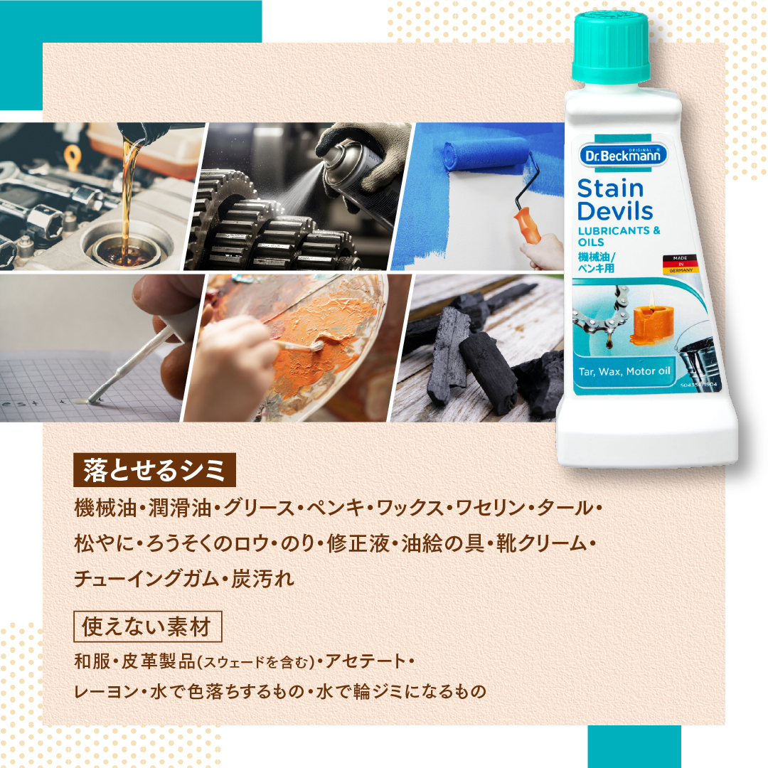 ドクターベックマン ステインデビルス 機械油 ペンキ用