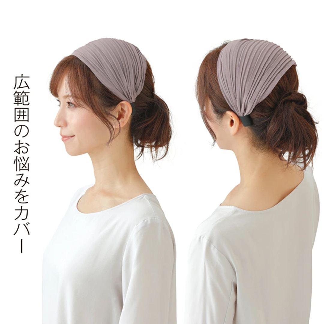 大人のふんわりカチューシャ カラー: ブラック