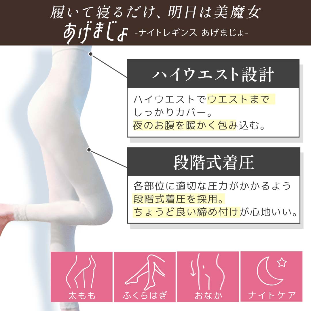 【残りわずか】【￥2,980】あげまじょ[M-L]（2着セット）