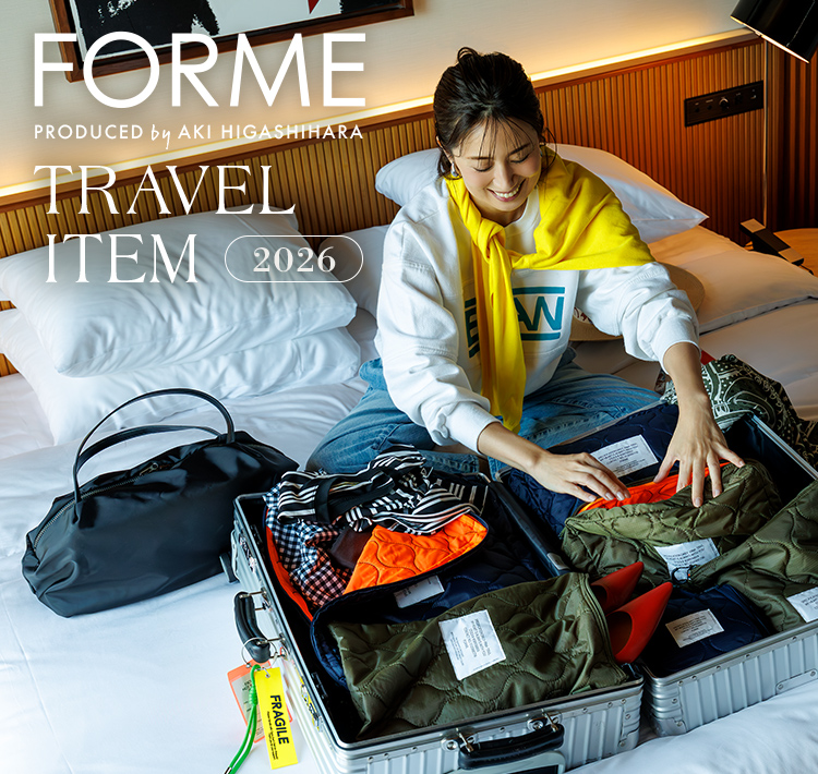 FORME 東原亜希　2026新品キャミソール 東原亜希 FORME TRAVEL ITEM 2026