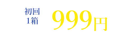初回１箱999円キャンペーン実施中※3年、5年プランのみ対象です
