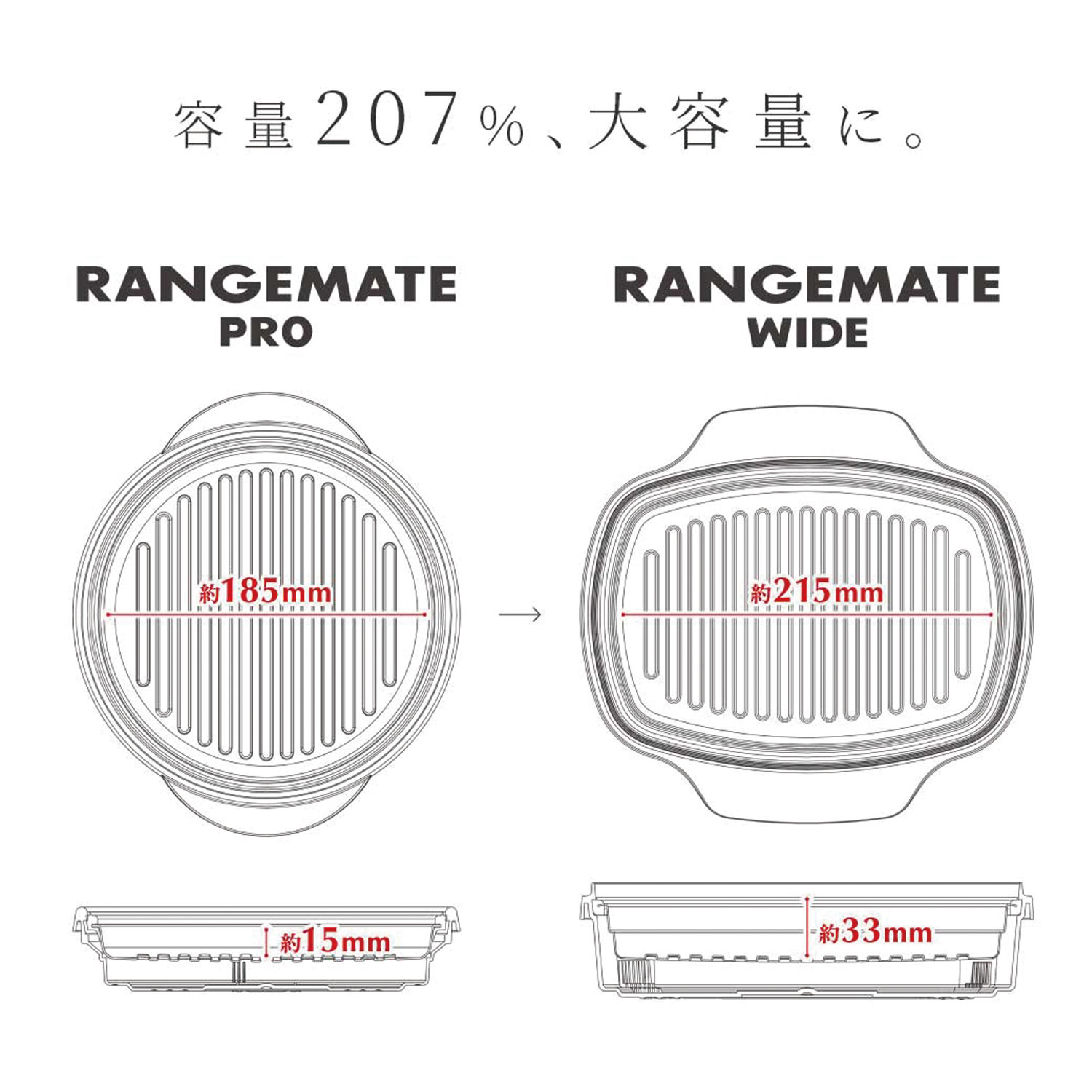 【予約】レンジメート ワイド ウィズ スチーマー RANGEMATE WIDE with STEAMER