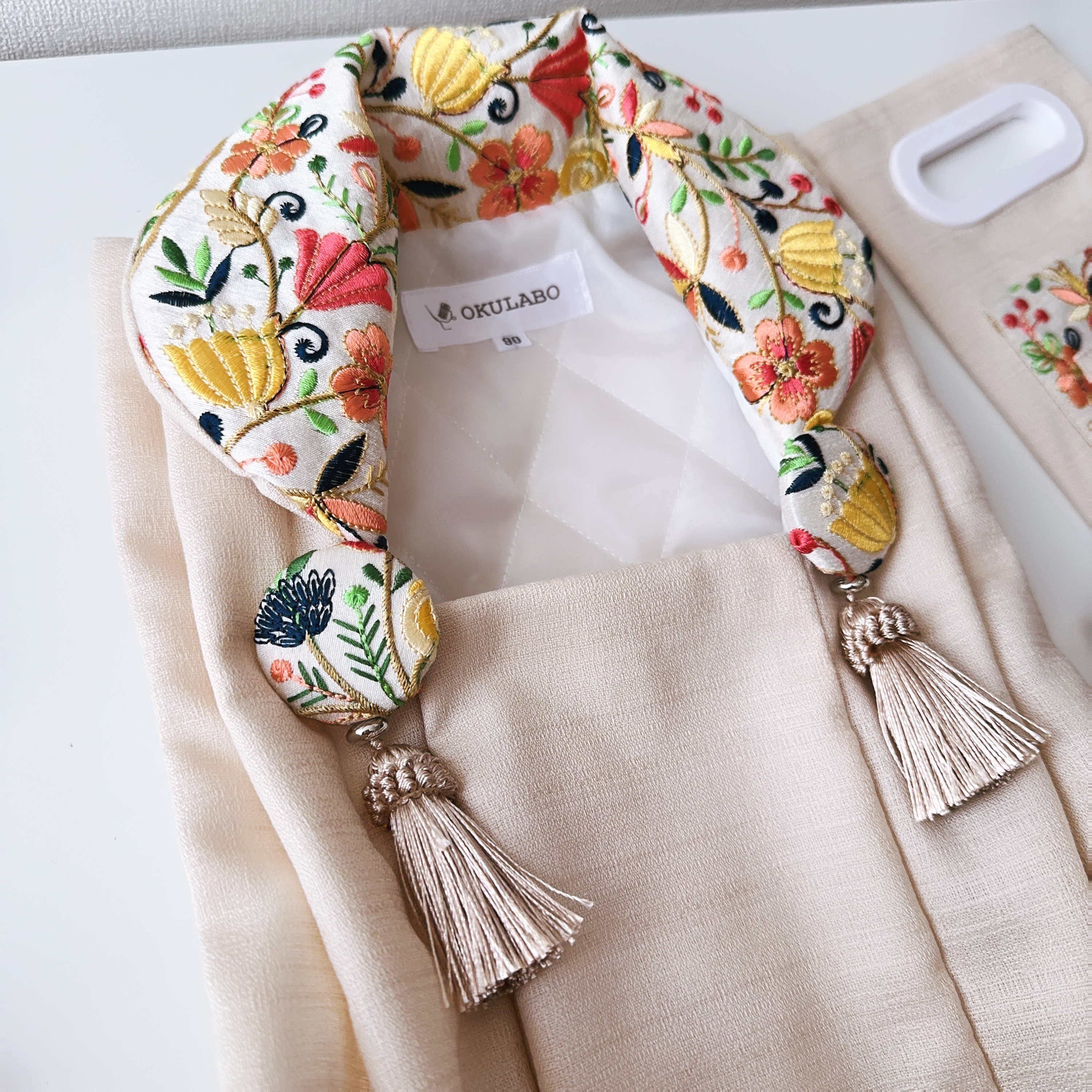 【単品】刺繍リボンの被布