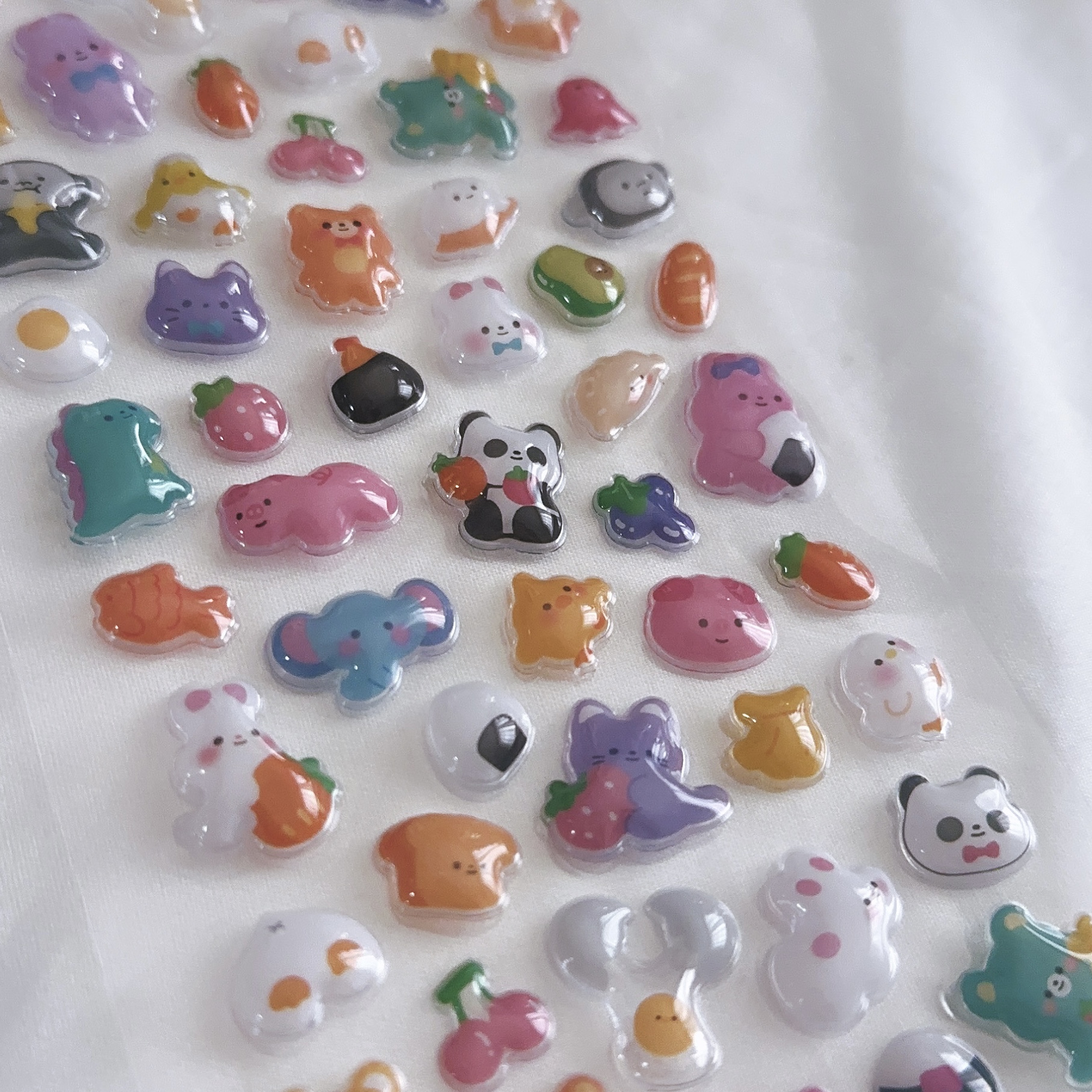 ぷっくり3Dシール〈アニマル〉