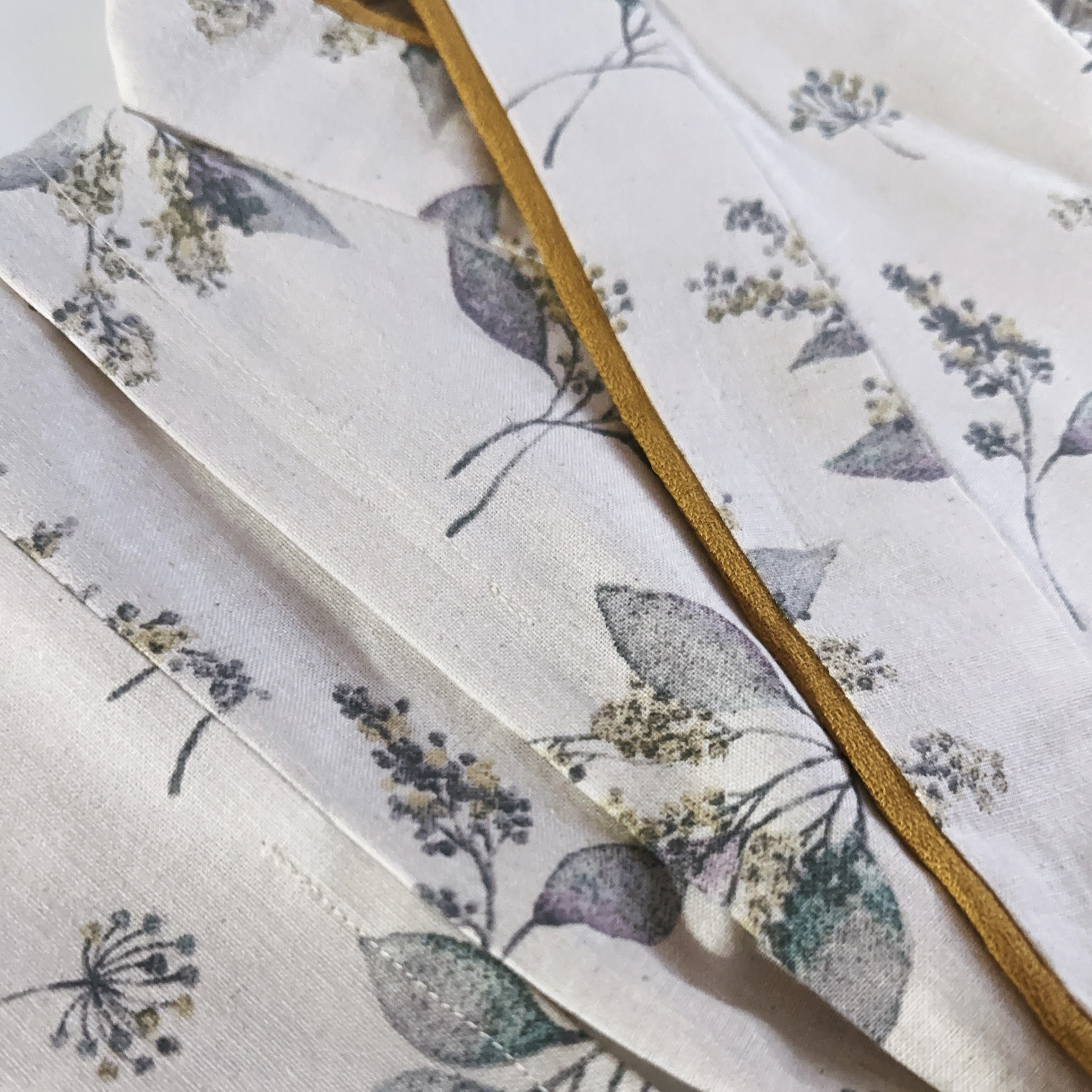 【SALE】ハギレでハカマ／ナチュラル(60size)