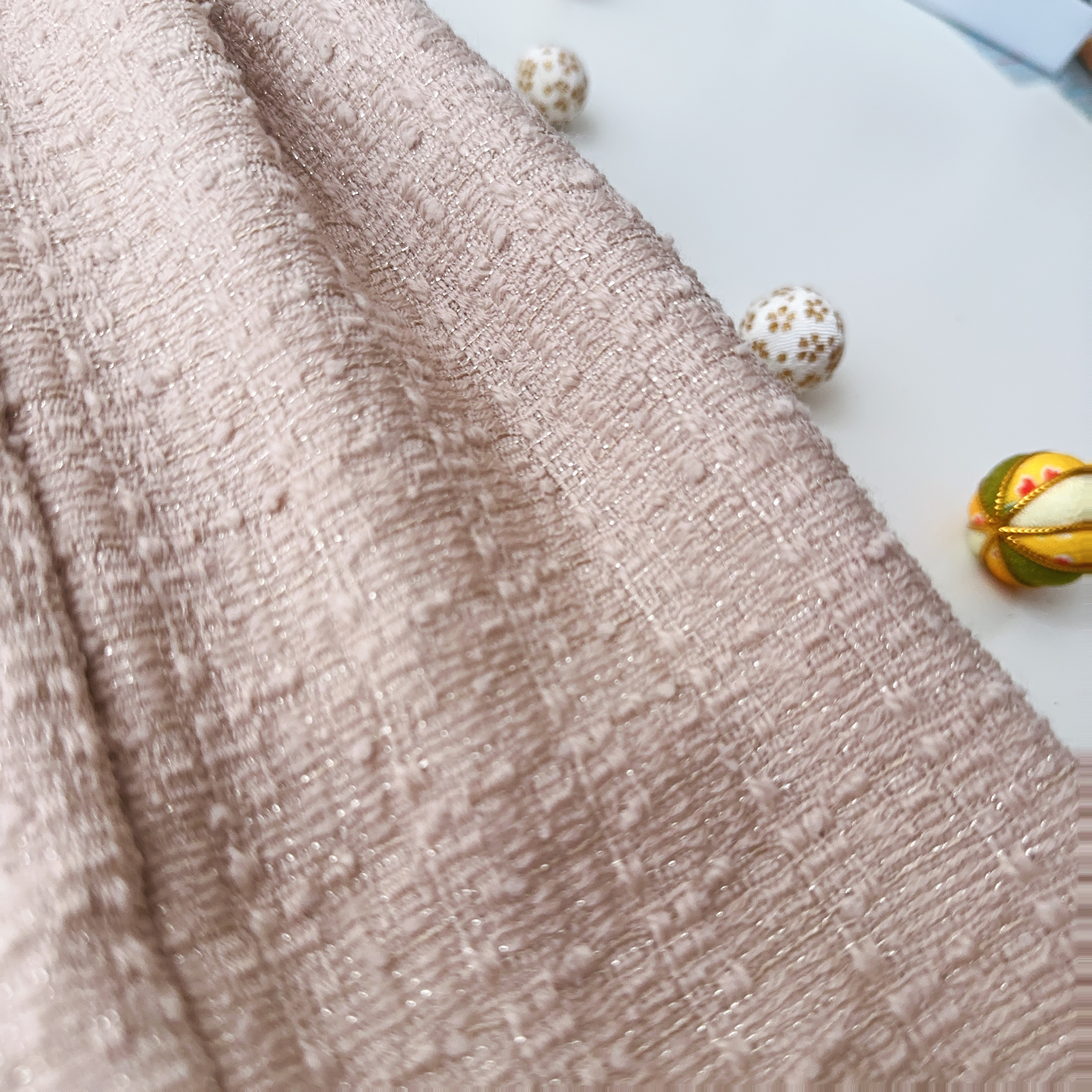 【単品】華やか！ラメ入りツイードの被布