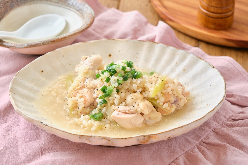 手羽先の玄米参鶏湯