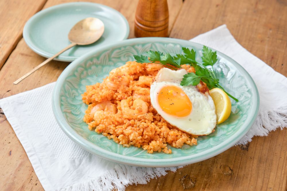 ピリッと美味しい玄米ナシゴレン