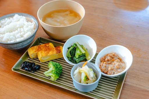 栄養バランスの良い和食朝食の基本構成