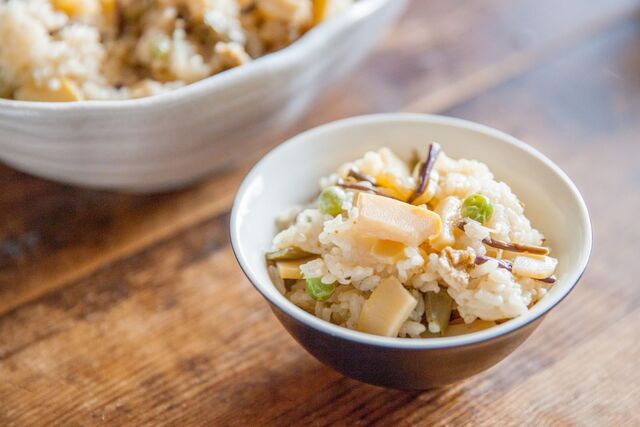 炊き込みご飯の冷凍保存イメージ