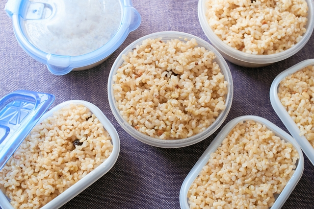 玄米の長期保存方法のイメージ